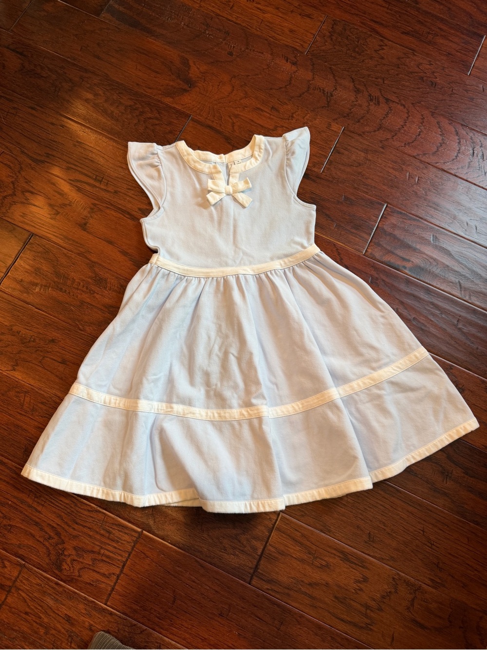 Janie and Jack Bow-Front Cotton Dress